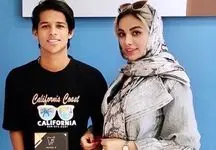 همسر مهدی قایدی با تصاویر هنجارشکن!