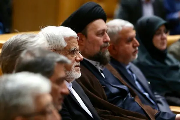مراسمی پرحاشیه با حضور چهره‌های سیاسی برجسته؛ از حداد عادل تا ابطحی!