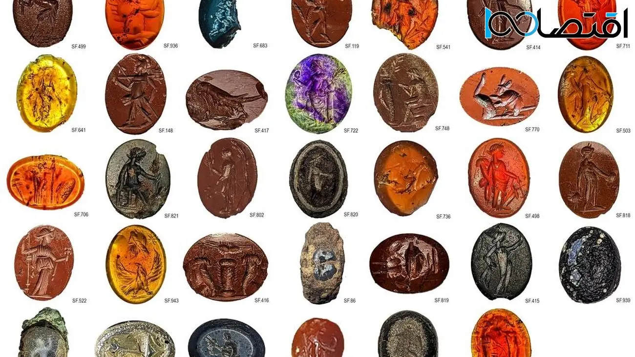 کشف سنگهای قیمتی 2هزار ساله درحمام رومی