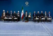 تصویری از دیدار پزشکیان و اعضای هیئت دولت با رهبر انقلاب