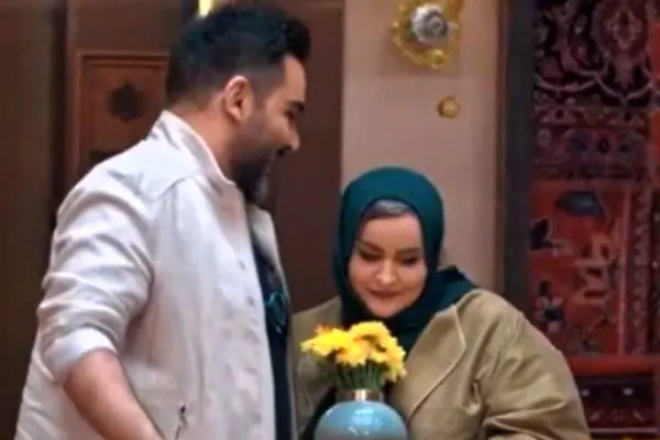 کنایه تند احسان علیخانی به نعیمه نظام‌دوست / آقای مجری به سیم آخر زد !