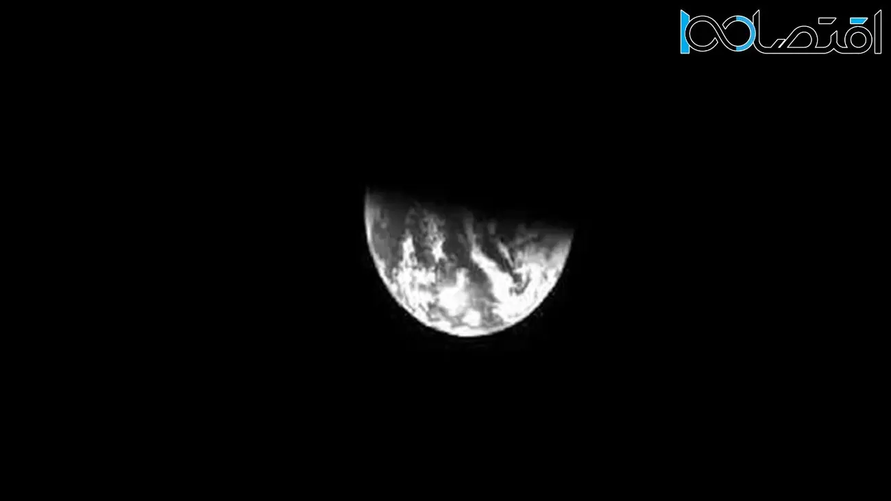 زمین از نگاه فضاپیمای ژاپنی «تک‌تیرانداز ماه»