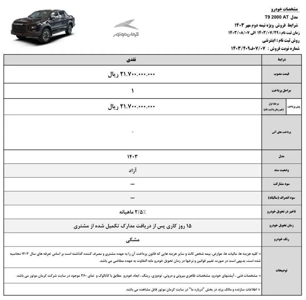 طرح جدید کرمان موتور 03