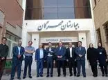بازدید رئیس هیات مدیره بیمه دانا و هیات همراه از بیمارستان مهرگان کرمان
