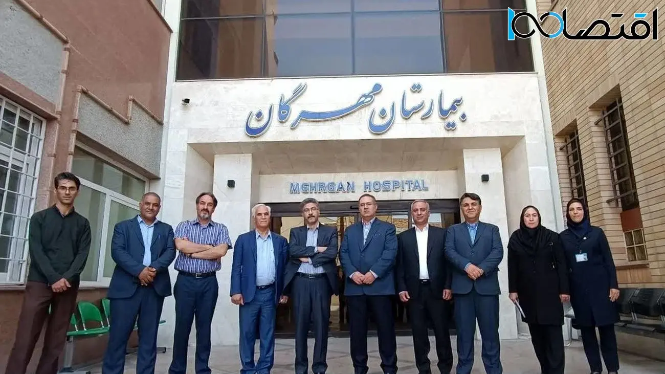 بازدید رئیس هیات مدیره بیمه دانا و هیات همراه از بیمارستان مهرگان کرمان