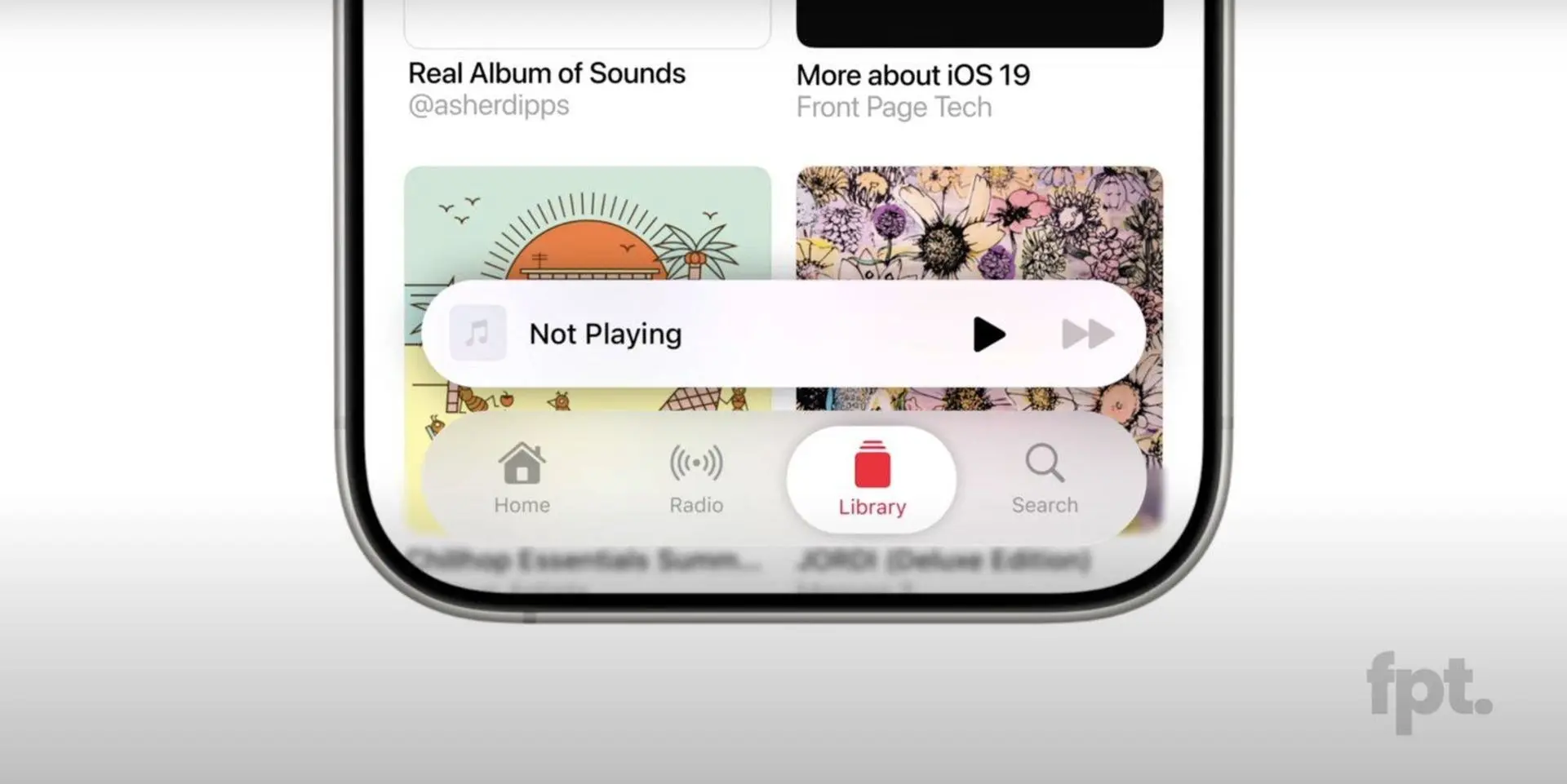 طراحی جدید ios 19