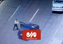 لحظه دستگیری سارق حرفه‌ای خودرو توسط پلیس‌
