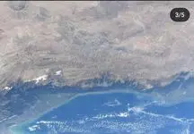 سلام تصویری فضانورد ایرانی ناسا به تهران از ایستگاه فضایی