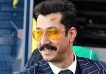 عکس شوکه کننده از گریم جدید بهرام افشاری / چهره آقای بازیگر را نمی شناسید !
