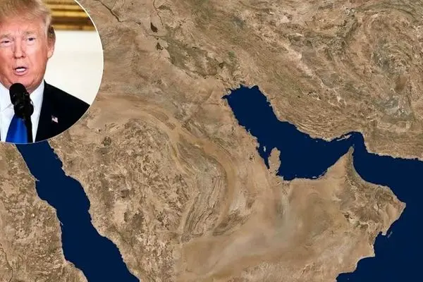 اولین اظهارنظر ترامپ در مورد نام خلیج فارس / نمی‌خواهم احساسات کسی را جریحه‌دار کنم + فیلم