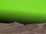 آسمان شب مریخ برای اولین بار سبز شد