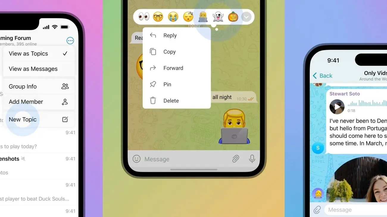 نسخه iOS و iPadOS تلگرام با ویژگی‌های جدید کاربردی بروزرسانی شد