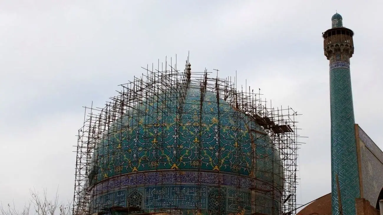 پشت پرده افتضاح مرمتی گنبد مسجد معروف اصفهان چیست؟