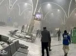 فیلم آتش سوزی در فرودگاه بین المللی بغداد