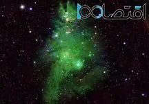 درخشش یک درخت کریسمس در دل کهکشان + عکس