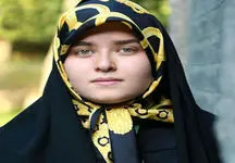 عکس هوش پران از نوه چشم رنگی و خیلی زیبا امام خمینی ! / باوقار و متین !