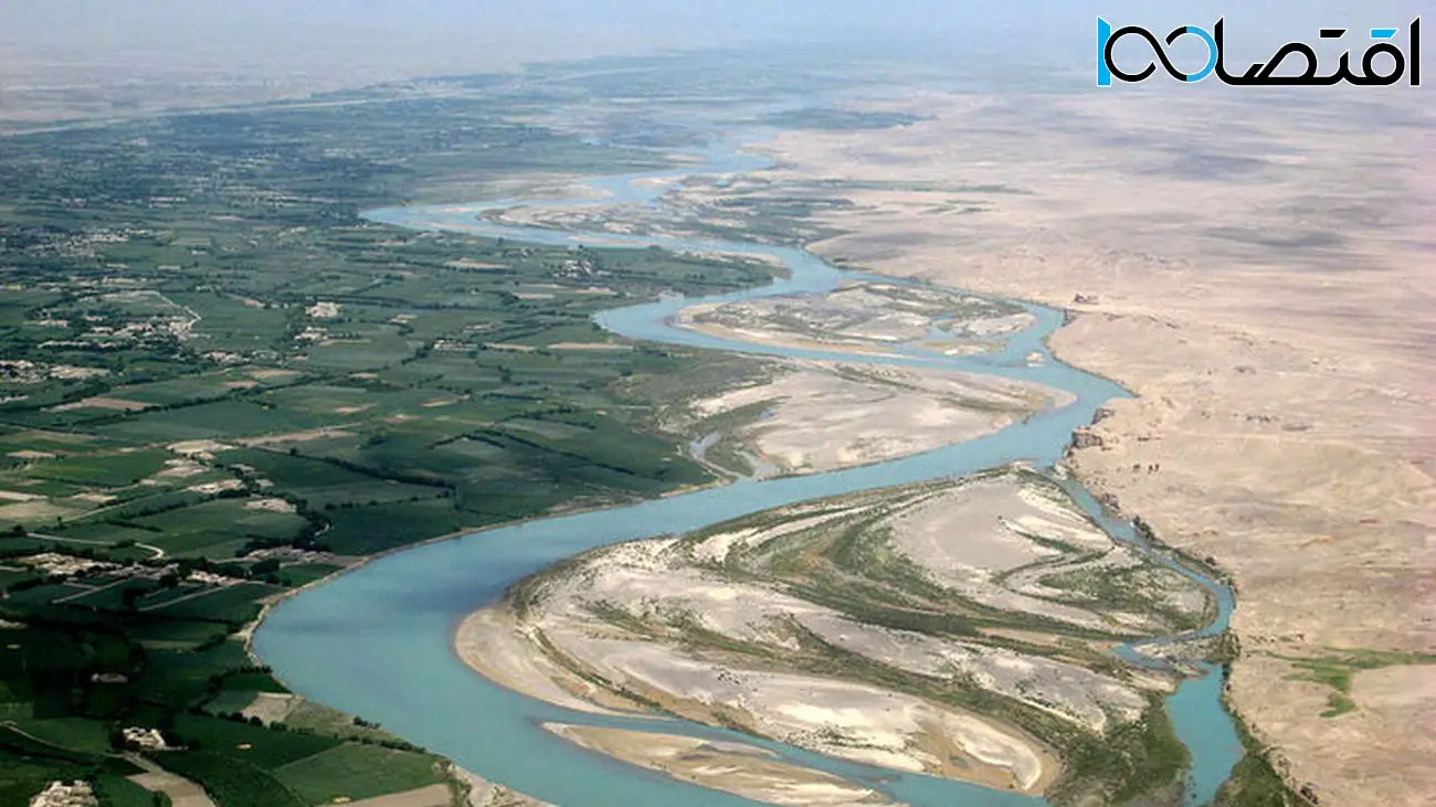 اثبات انحراف آب رودخانه هیرمند توسط افغانستان با تصاوی ماهواره خیام