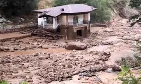 خسارت غافلگیرکننده سیل در مازندران