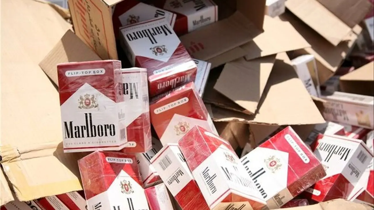 قاچاق سیگار های تقلبی از عراق با مارک آمریکایی به ایران