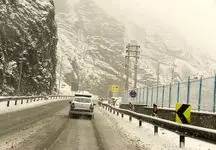 برف و باران جاده‌های ۹ استان کشور را در بر می‌گیرد 
