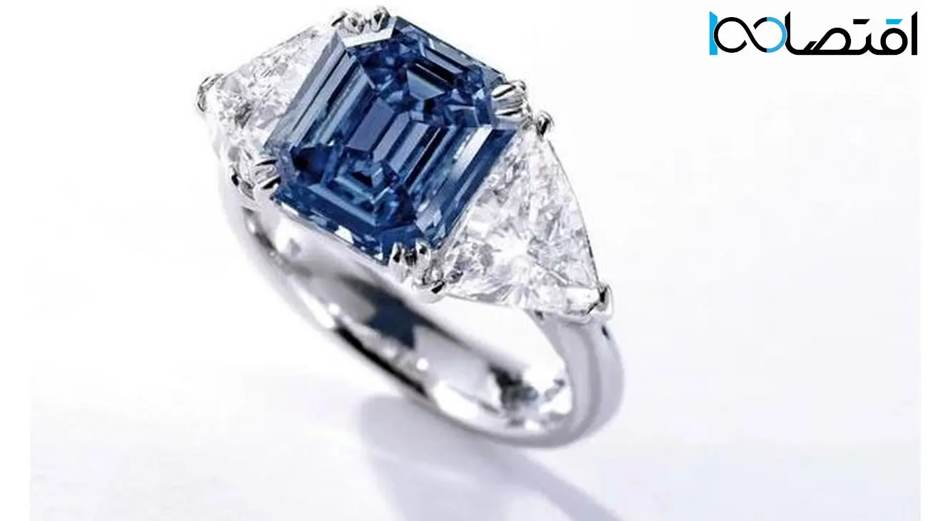 الماس آبی در لیست گران ترین انگشتر جهان + عکس