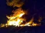 آتش سوزی در نیروگاه درچه اصفهان
