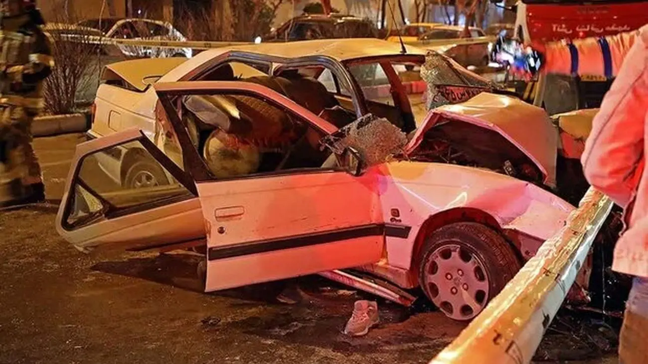 دو تصادف مرگبار در تهران / سرعت زیاد جان ۴ نفر را گرفت