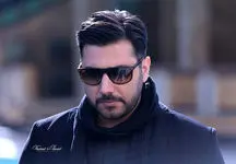 عکس قایق سواری دوتایی احسان خواجه امیری و پسرش