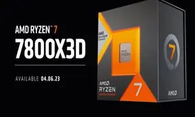 پردازنده AMD Ryzen 7 7800X3D تا 24 درصد سریع‌تر از اینتل 13900K