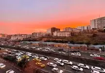 زیبایی های چهار فصل  بزرگراه مدرس