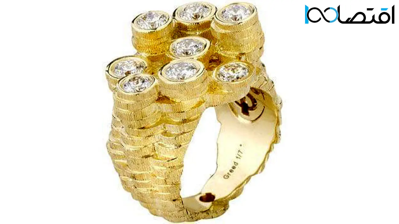 عکس انگشتر طمع کار نمادی برای انسان های آزمند از یک برند معروف