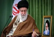 تصاویر ورود رهبر انقلاب به حسینیه امام خمینی و دیدار کارگزاران حج