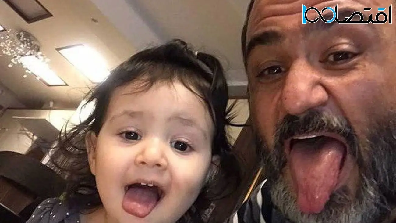 عکس متفاوت از مهران غفوریان و دختر 5 ساله اش / شباهت عجیب هانا به پدر بازیگرش !
