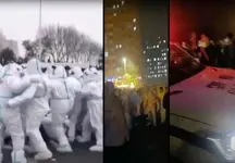 درگیری کارکنان کارخانه تولید آیفون فاکسکان با پلیس بر سر سوءمدیریت و قرنطینه شدید