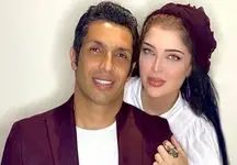 حرکات زننده و دور از شان زن سپهر حیدری برای جذب فالور / خجالت بکش خانم آرام جوینده ؛ عکسی که با سانسور هم قابل پخش نیست