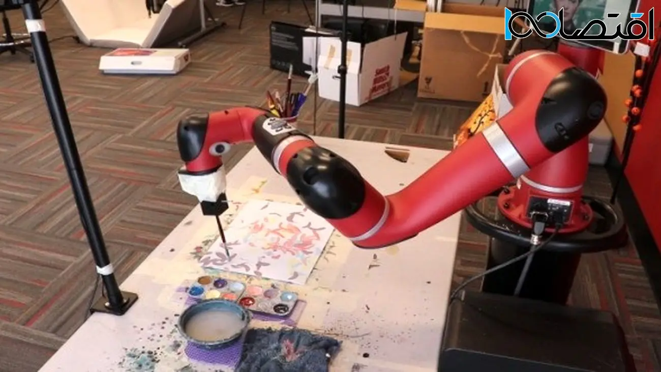 ربات نقاش فریدا به کمک هوش مصنوعی، اولین گالری هنری خود را راه انداخت + تصاویر