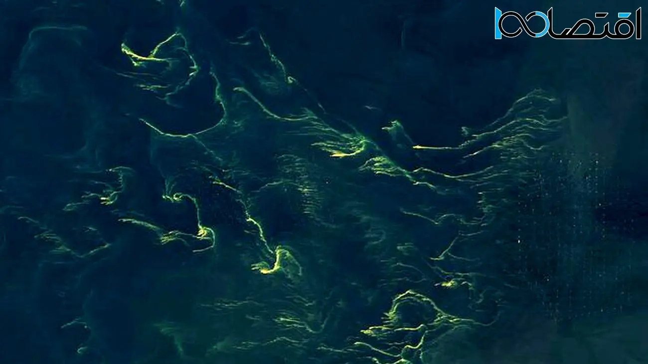 عکس ماهواره ناسا از درخشش دریای شمال