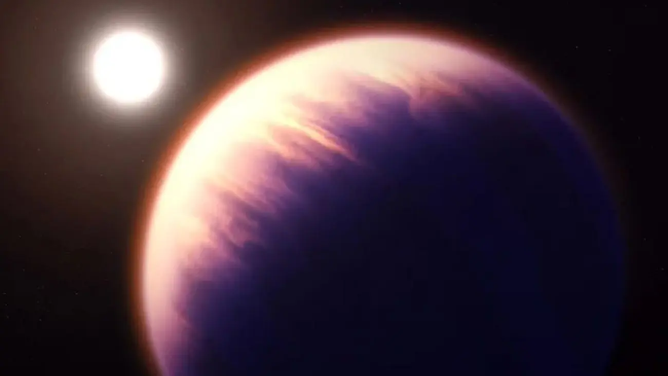 نگاه تلسکوپ فضایی جیمز وب به جو یک سیاره فراخورشیدی
