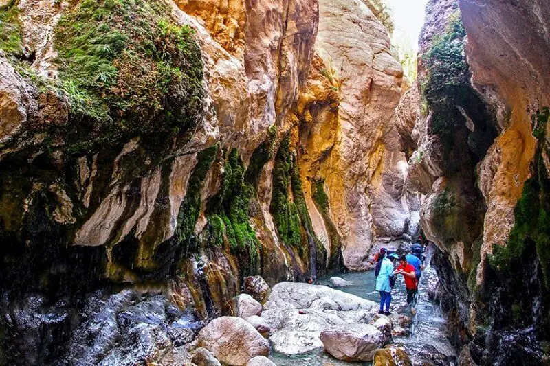 تصاویر تنها آبشار نمکی جهان در ایران