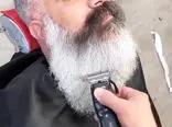 این مرد پس از 30 سال ریش هایش را تراشید ! + فیلم عجیب
