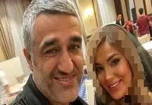 کیک تولد لاکچری نگار فرهمند همسر سابق پژمان جمشیدی / با ورق طلای زرق‌وبرق و گل‌های اروپایی! + عکس