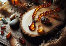 با خواص گردنبند سنگ کهربا آشنا شوید