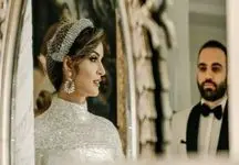 عکس دیده نشده از نیلوفر پارسا در کنار شوهر خوش چهره اش ! / بدون شال و روسری !