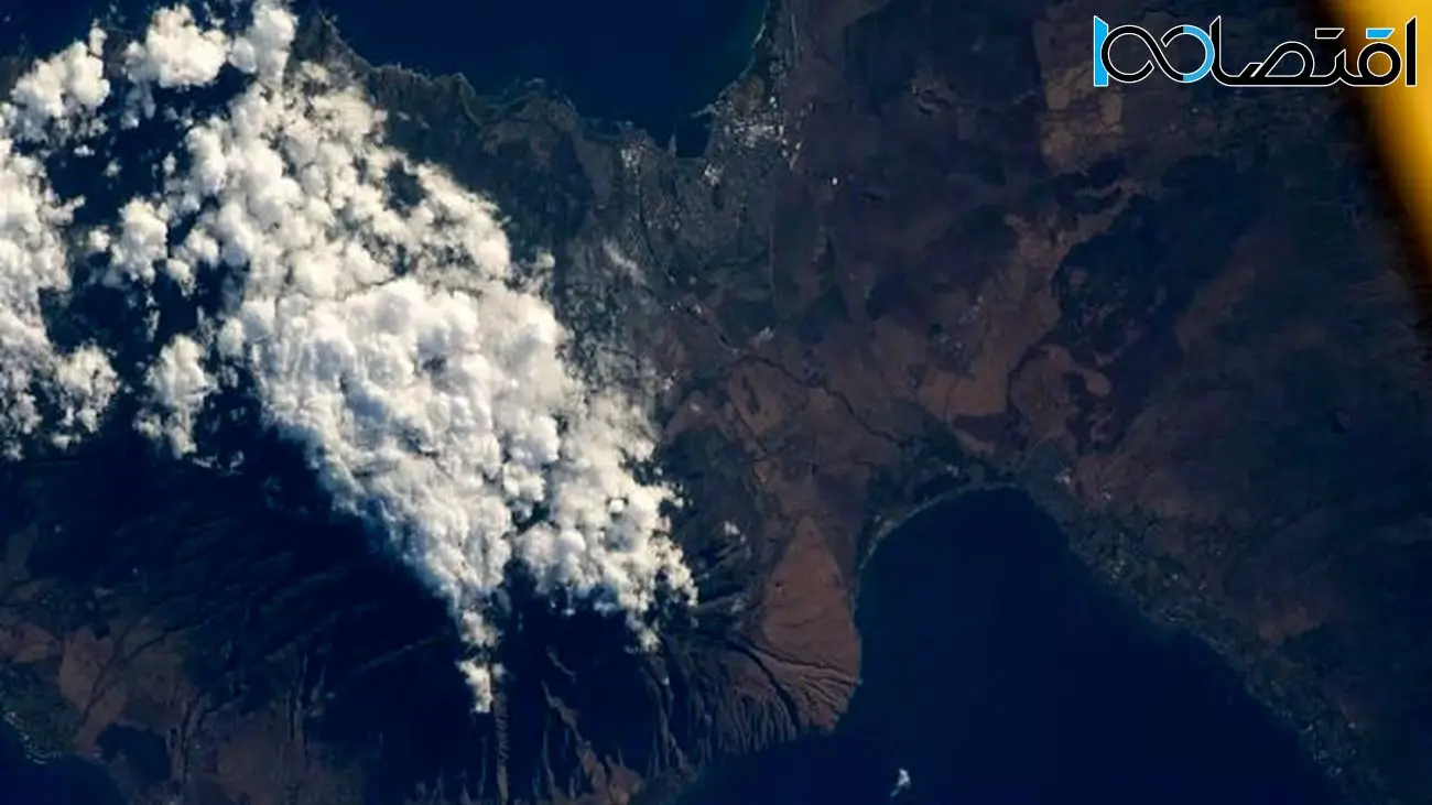 عکس آتش‌سوزی سهمگین هاوایی از منظر «ایستگاه فضایی بین‌المللی»