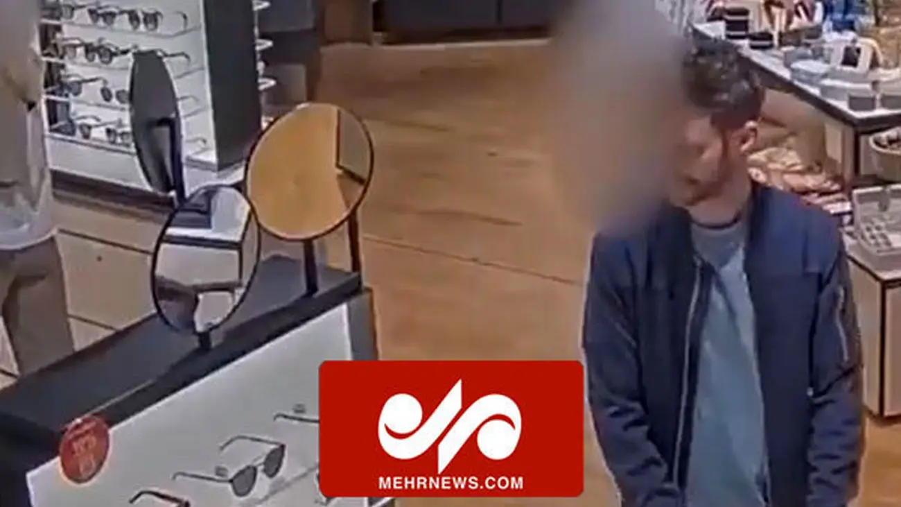 لحظه سرقت نماینده مجلس نروژ از یک فروشگاه