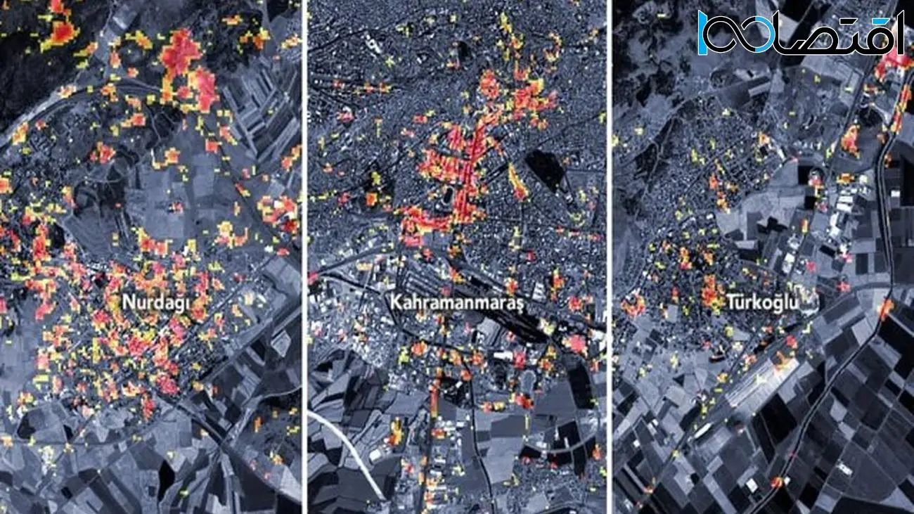 ناسا ویرانی‌های زلزله ترکیه-سوریه را به تصویر کشید