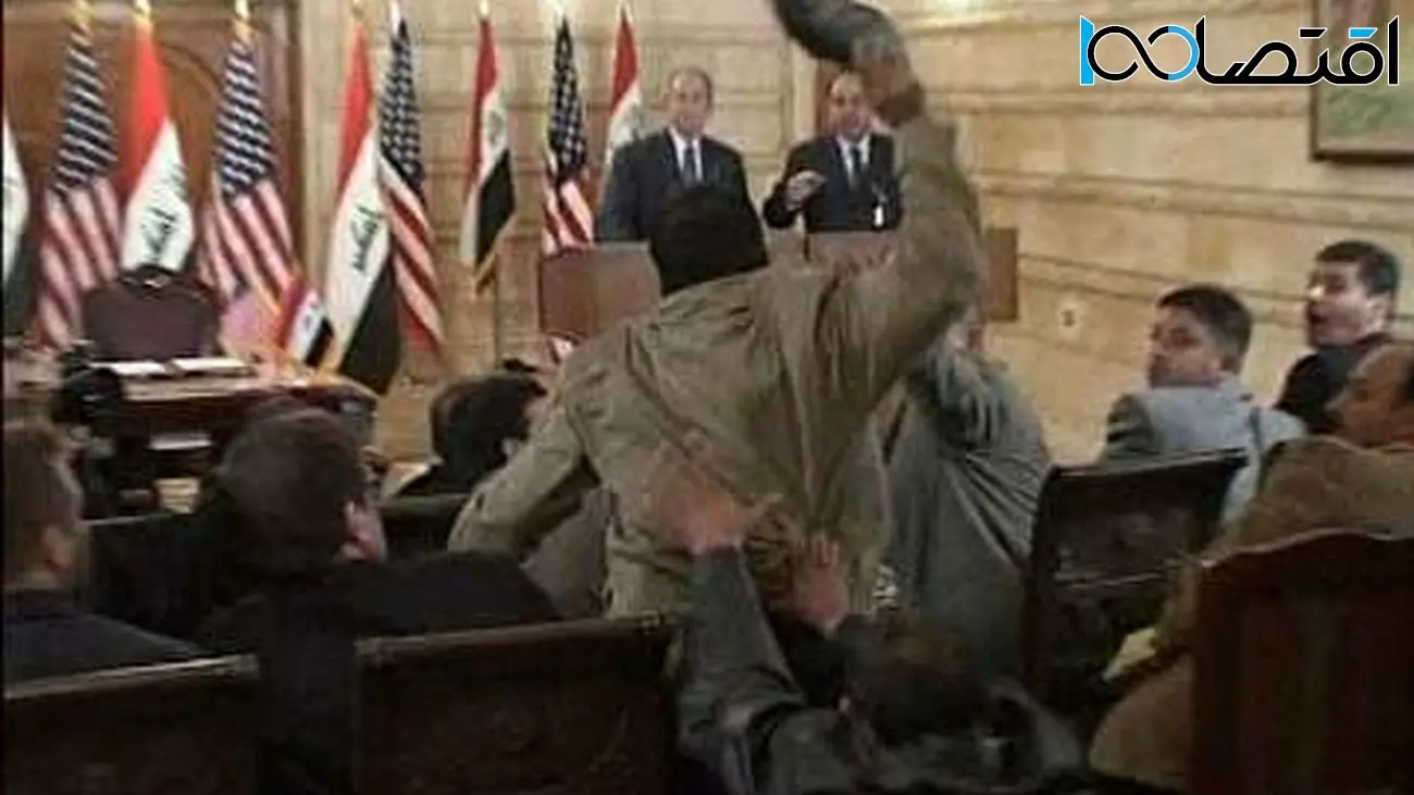 مرد عراقی: از پرتاب کفش به سوی رئیس‌جمهور آمریکا پشیمان نیستم