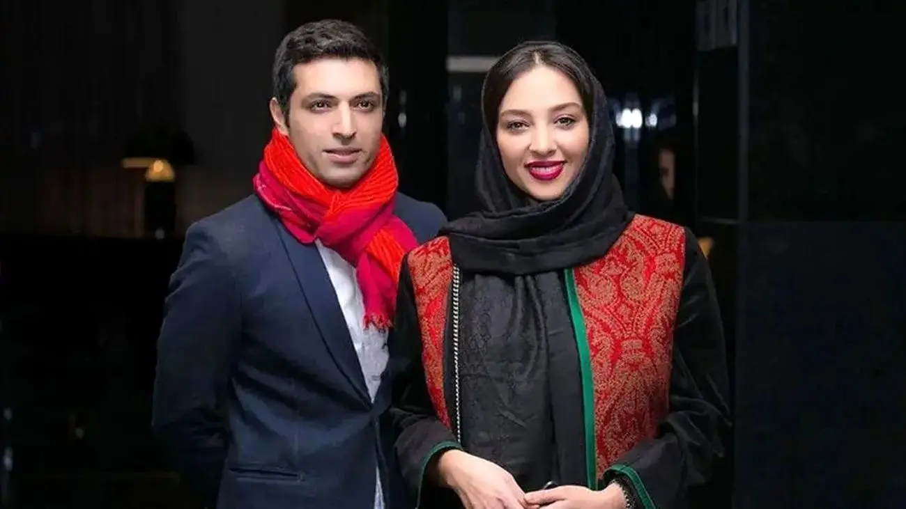 اشکان خطیبی جذابترین مرد باکو شناخته شد + عکس 2 نفره با همسر بی حجابش
